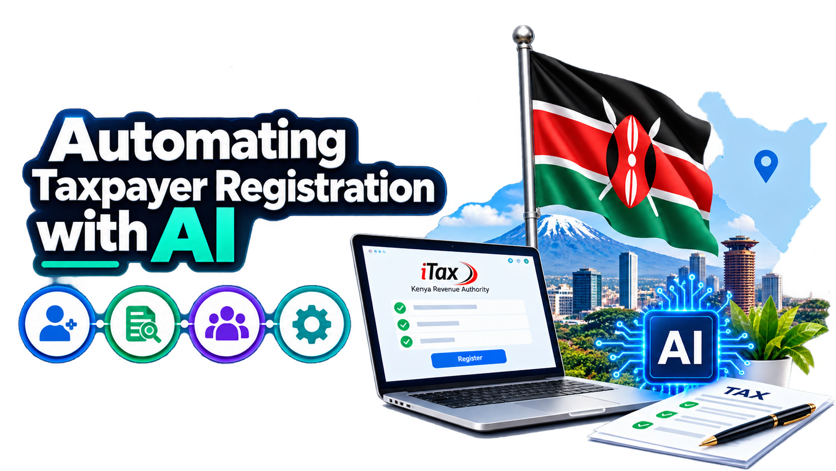 Automating taxpayer registration with AI