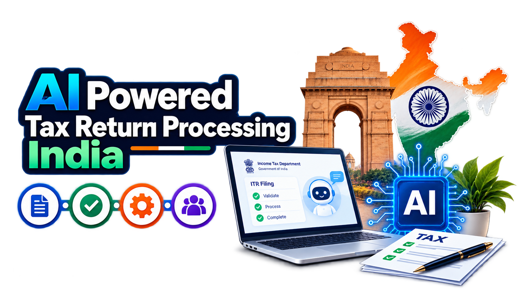 AI powered tax return processing India