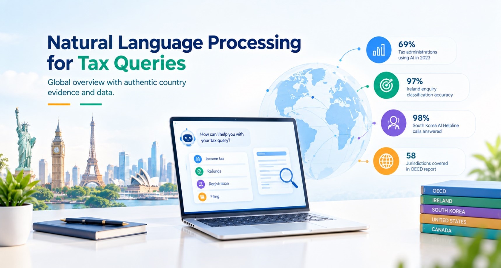 Natural language processing for tax queries
